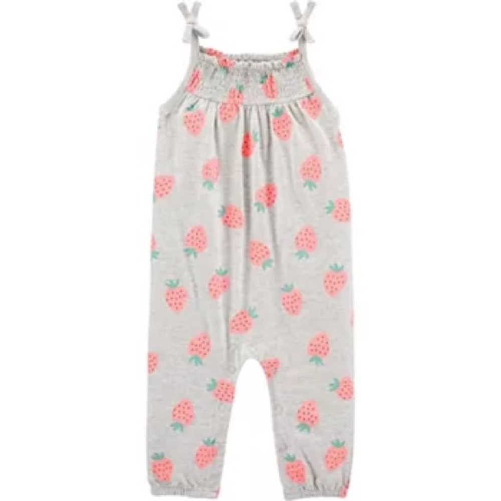 3 MONTHS | Baby girl strawberry Carter’s jumpsuit